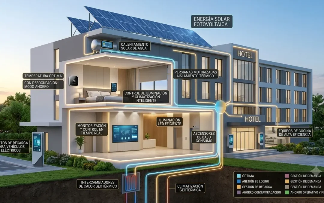 Estrategias para disminuir el consumo energético en hoteles