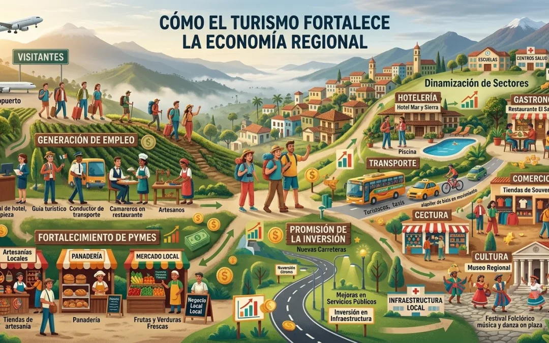 Cómo el turismo fortalece la economía regional